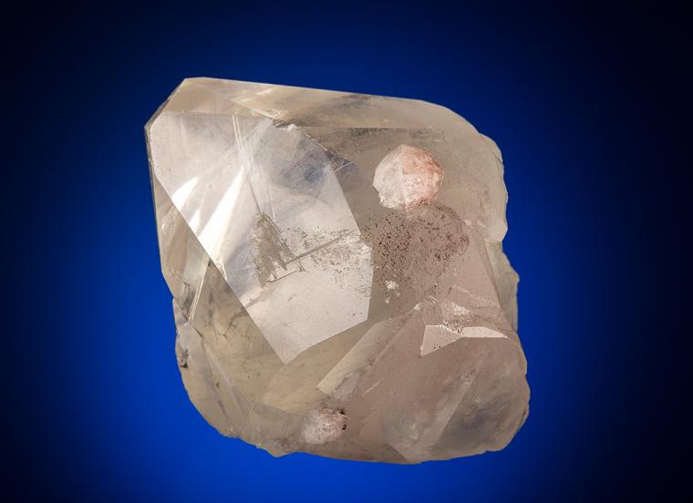 ANALCIME on CALCITE